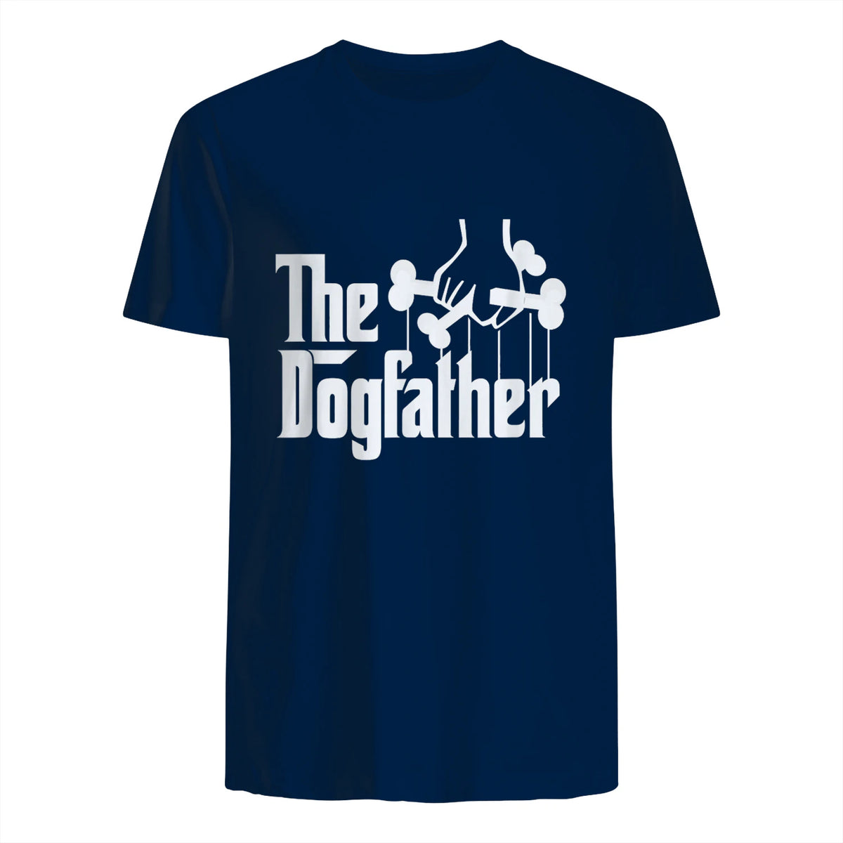 The Dogfather Dog Dad Dog Lover in Navy - back view