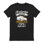 Vatertag Vaterschaft Geschenke Großartige Männer Werden Zum Papa Befördert Werdender Vater , Schwarz, S, V-Aussch in Black - back view