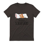 Süße Katzen & Haustier Geschenkideen Offizielles Schlafshirt Katze Schlafanzug Katzen in Dark Chocolate - back view
