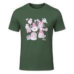 Sanrio My Melody Sweet Pink Tea Party in Military Green - front view