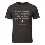 William Shakespeare Quote English Literature & Classic Plays in Dark Chocolate - front view
