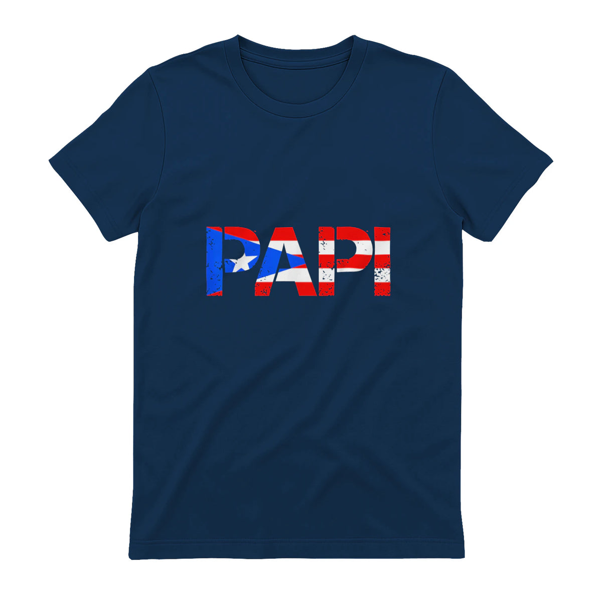 Puerto Rico Flag Father's Day Patriotic Puerto Rican Pride in Navy - back view