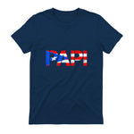 Puerto Rico Flag Father's Day Patriotic Puerto Rican Pride in Navy - back view