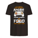 Cute Manga & Anime Merch for Anime Girls & Boys Unisex Anime Video Games Food Sushi Gaming Merch Otaku Gift Anime in Dark Chocolate - back view