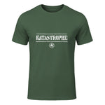 Katastrophe Alter, lustiger Spruch, USA Militär,Army in Military Green - front view