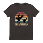 Papasaurus Dinosaurier Papa Tyrannosaurus Dino Doppelpack in Dark Chocolate - back view