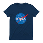 NASA Meatball Official Logo T-Shirt in Navy - back view