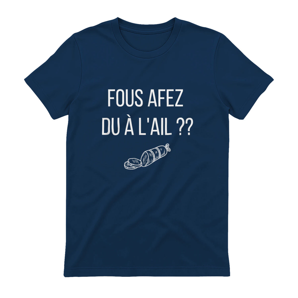 Fous afez du a l'ail in Navy - back view