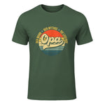 Opa Geschenke Lustig Großvater Geschenkidee Spruch Opa in Military Green - front view
