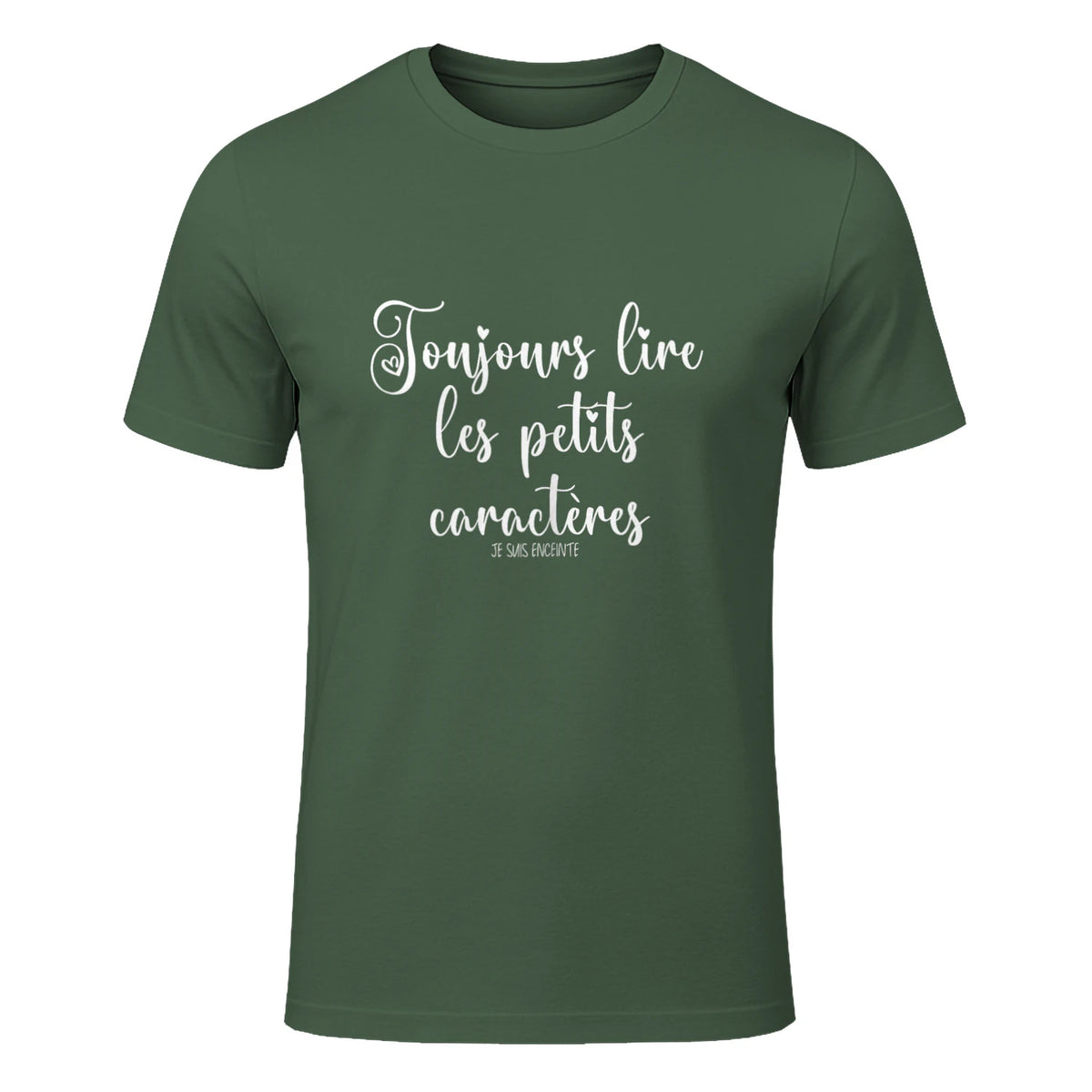 Drôle Annonce Grossesse Grand Parents Original Future Maman in Military Green - front view