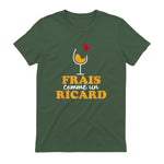 Frais comme Un Ricard - Ricard Pastis Apéro in Military Green - back view
