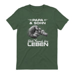 Papa & Sohn Beste Freunde Fürs Leben Vatertag Partnerlook in Military Green - back view