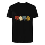 Gitarren-Auswahl-Gitarrist Retro Vintage für Gitarrenliebhaberinnen, Schwarz, S, Kurzarm, , Herren, Retro in Black - back view