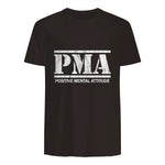 Attitude mentale positive. PMA in Dark Chocolate - back view