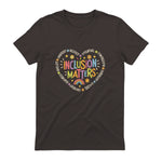 Inclusion Matters Special Education Teacher Autism Awareness in Dark Chocolate - back view
