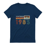 Cassette rétro Vintage 1985 en édition limitée Birthday 39 in Navy - back view