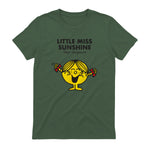 Mr. Men Little Miss Sunshine T-Shirt in Military Green - back view
