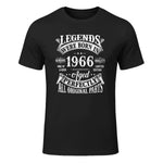 Vintage Sixtieth Birthday Shirt T-Shirt in Black - front view