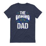Gamer Zocker Games Pc - Best Gaming Dad Ever T-Shirt in Heather Navy - back view