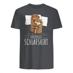 Offizielles Schlafshirt Otter Schlafanzug Seeotter in Charcoal - back view