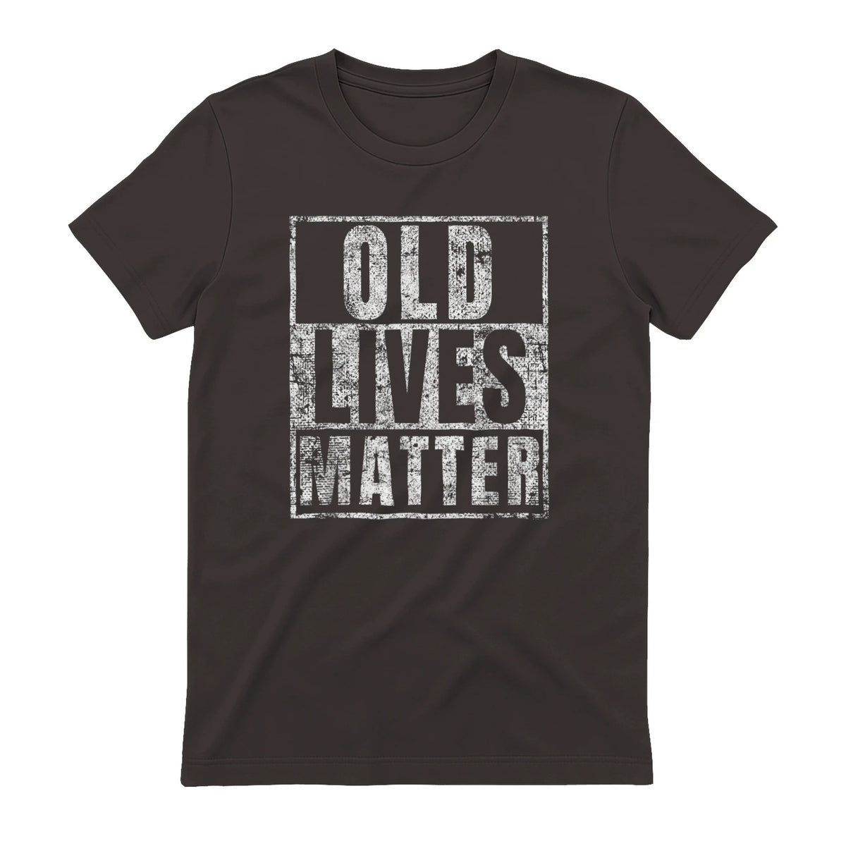 Old Lives Matter Funny Birthday Party Gag Gift for Dad in Dark Chocolate - back view