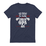 Opa SAGT So Sieht EIN richtig Cooler Opa aus Großvater in Heather Navy - back view