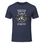Manchmal brauchst Du eine Axt Son of Odin Valhalla in Heather Navy - front view
