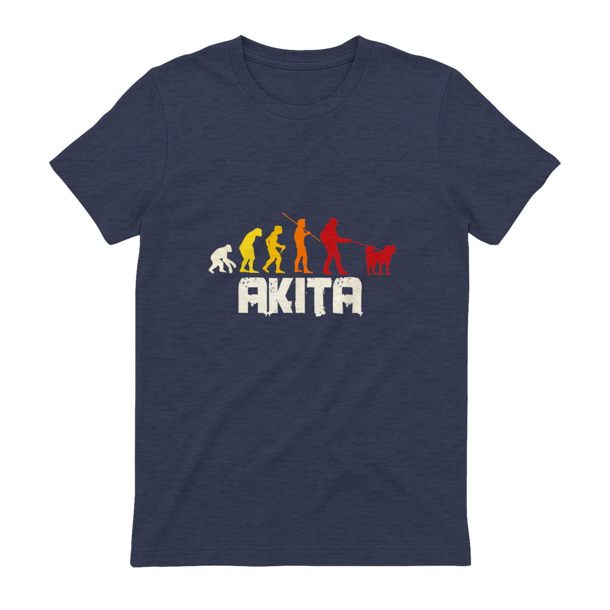 Akita Inu Evolution Chien Japon in Heather Navy - back view