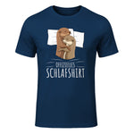 Offizielles Schlafshirt Otter Schlafanzug Seeotter in Navy - front view