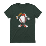 Baseball Boy T-Shirt in Forest Green - back view