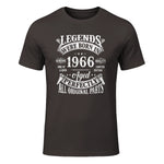 Vintage Sixtieth Birthday Shirt T-Shirt in Dark Chocolate - front view