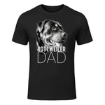 Dog Dad Rottweiler – Chiens Papa in Black - front view