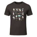 Funny It’s Ok to Be Different Autism Goose Teacher in Dark Chocolate - front view