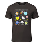 Kids Autism Awareness Neurodiverse Universe Neurodiversity in Dark Chocolate - front view