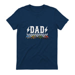 Dad Retro Monster Truck T-Shirt in Navy - back view