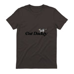 Chat Daddy drôle chat papa drôle chat papa humour fête des pères père in Dark Chocolate - back view