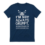 I'm not always grumpy, sometimes I'm on my in Navy - back view