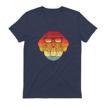 Cool Beagle Propriétaire Amoureux des chiens Rétro Vintage in Heather Navy - back view