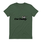Chat Daddy drôle chat papa drôle chat papa humour fête des pères père in Military Green - back view