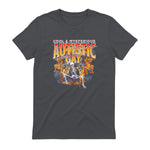 Autism Meme Funny Tism Squelette Autistique et Gay Humour in Charcoal - back view