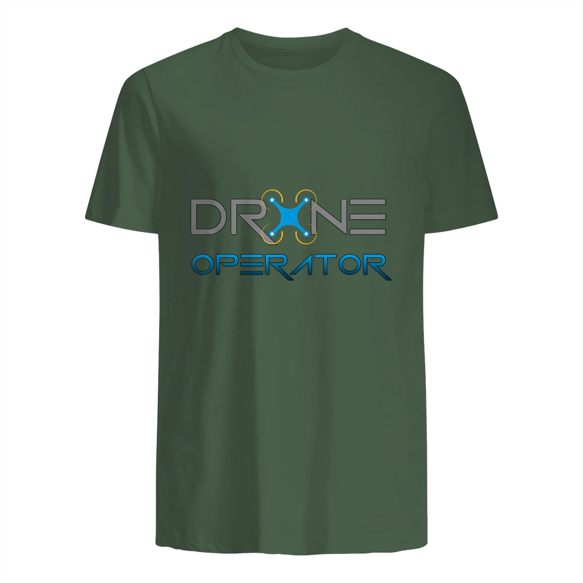 Drone Operator Aircraft Pro Expert Pilot For Men Women Idée in Military Green - back view
