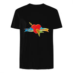 Tom Petty and The Heartbreakers Classic Logo T-Shirt in Black - back view