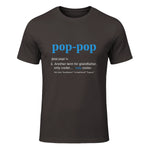 Pop Pop Gifts Grandpa Fathers Day in Dark Chocolate - front view