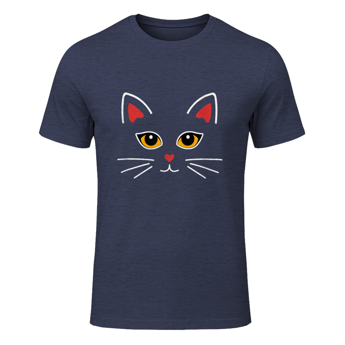 Costume de chat mignon amant de chat in Heather Navy - front view