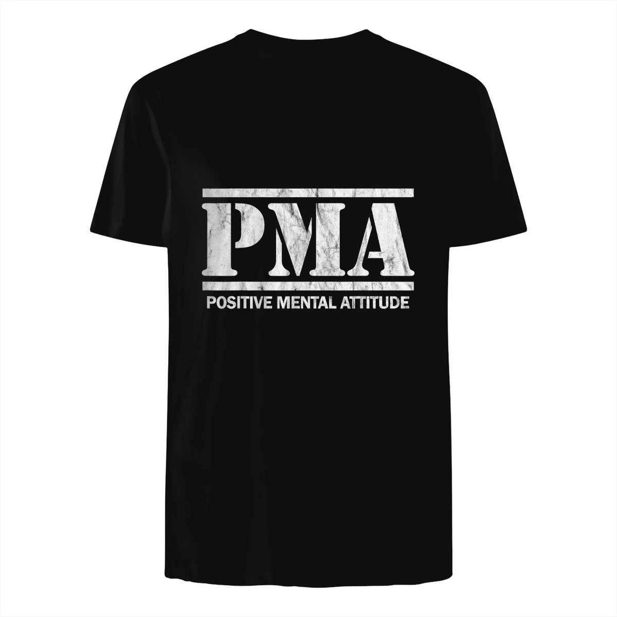Attitude mentale positive. PMA in Black - back view