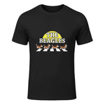 Drôle Les Beagles Beagle Dog Sitter Doggy Puppy Crosswalk in Black - front view
