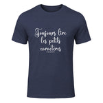 Drôle Annonce Grossesse Grand Parents Original Future Maman in Heather Navy - front view