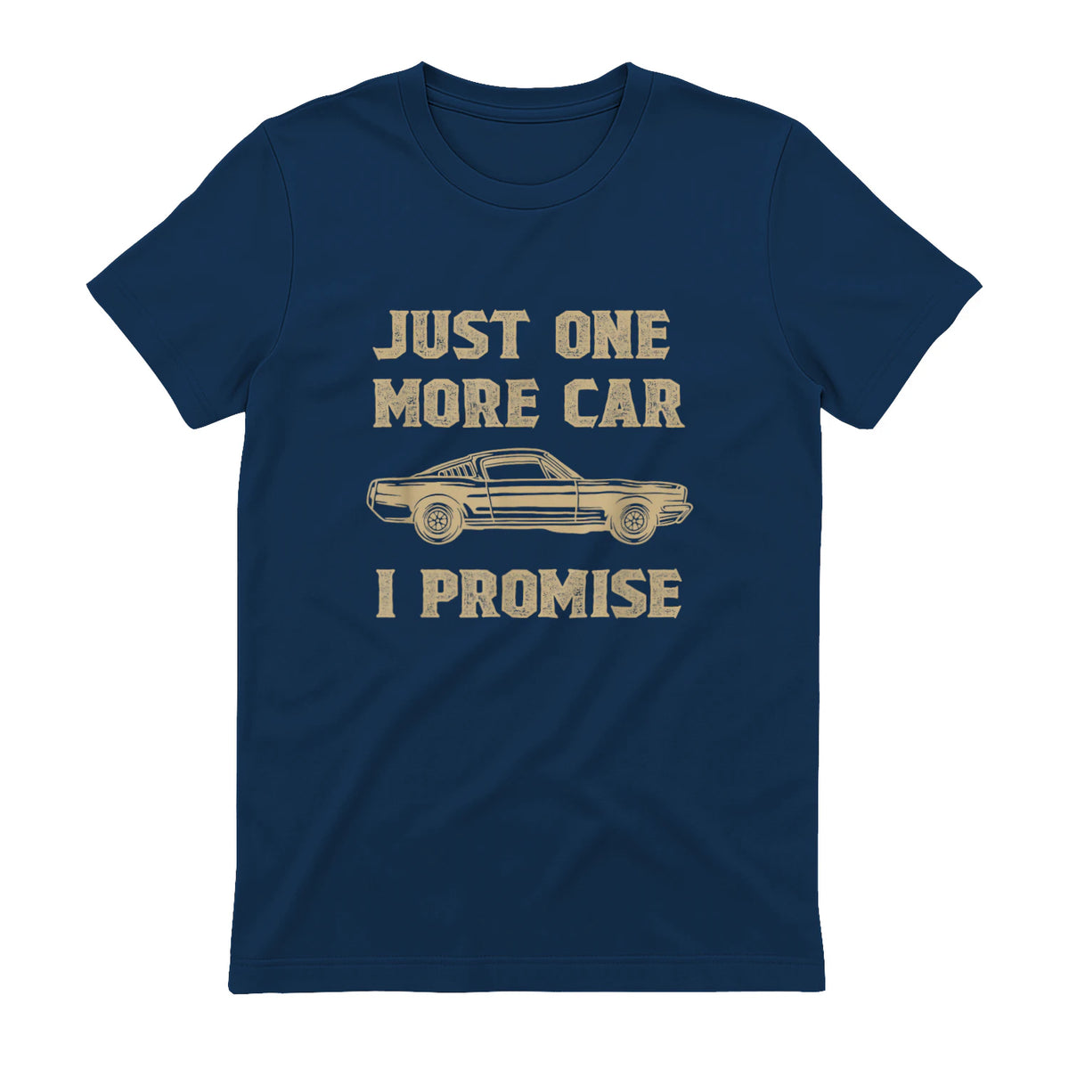 Design for Car Lovers & Mechanics One More Car Part Promise in Navy - back view