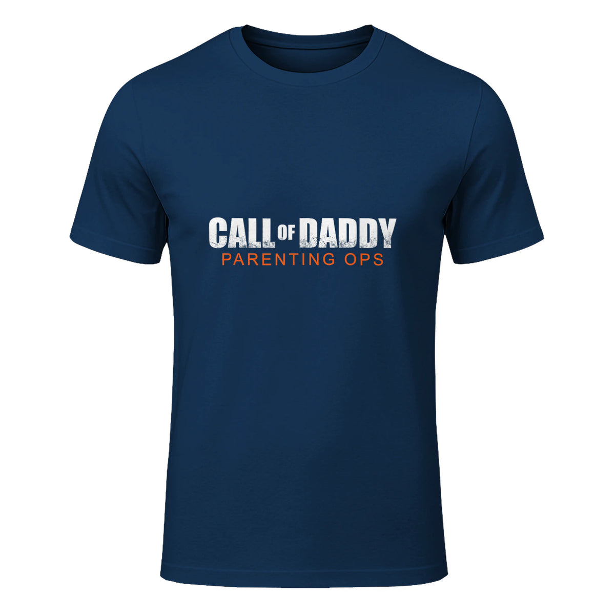 Gamer Dad Call of Daddy Call of Dad Parenting Ops in Navy - front view