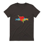 Tom Petty and The Heartbreakers Classic Logo T-Shirt in Dark Chocolate - back view
